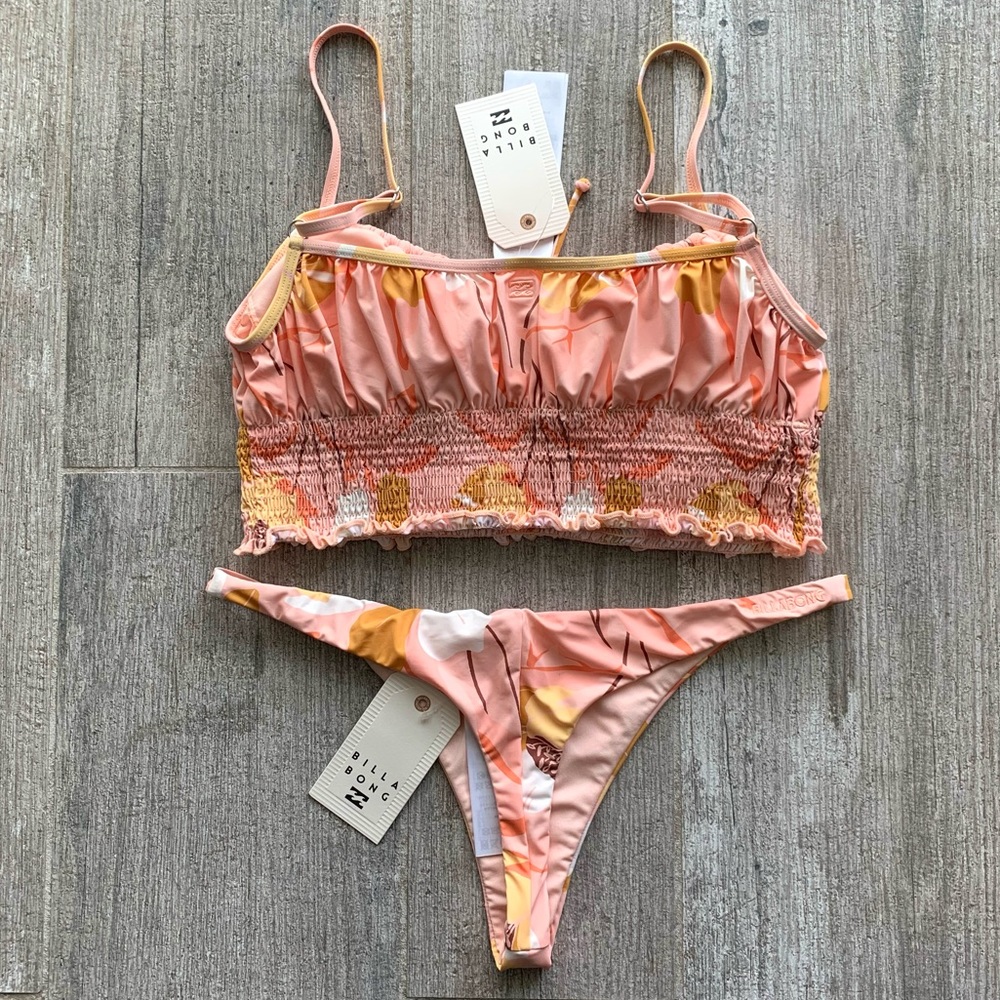 🔥🔥BILLABONG - TROPICAL DAZE CAMI MAYA BIKINI SET🔥🔥 - Picture 5 of 6